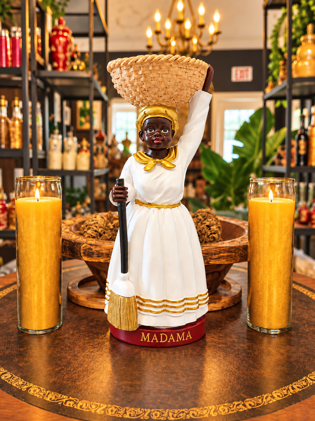 La Madama White Statue | Ancestral Spirit & Spiritual Guide
