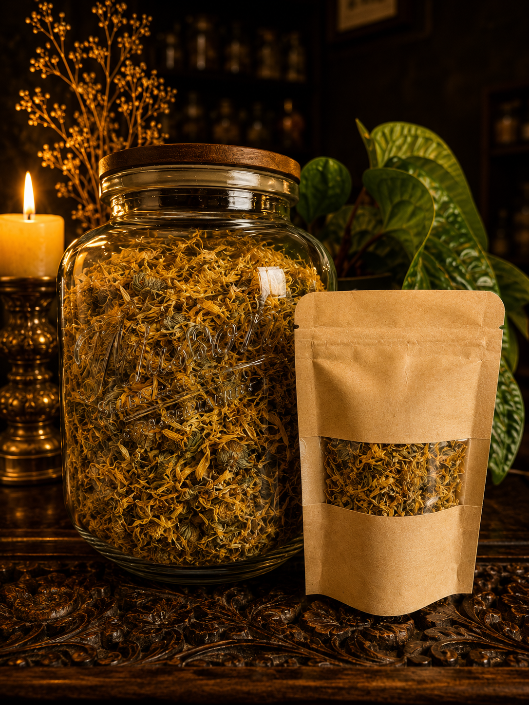 Dried Calendula Flowers