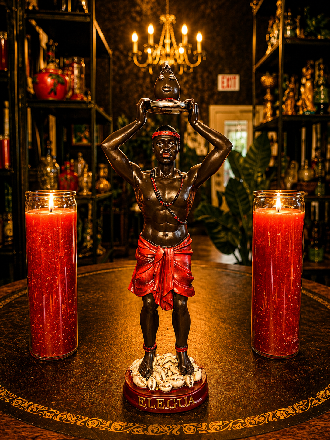 12 Inch Standing Elegua Statue