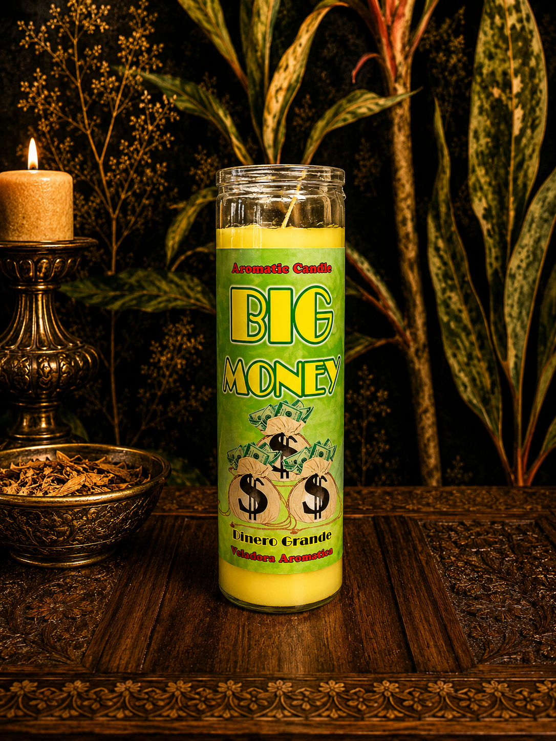 Big Money Fixed Candle for Prosperity, Wealth & Financial Success