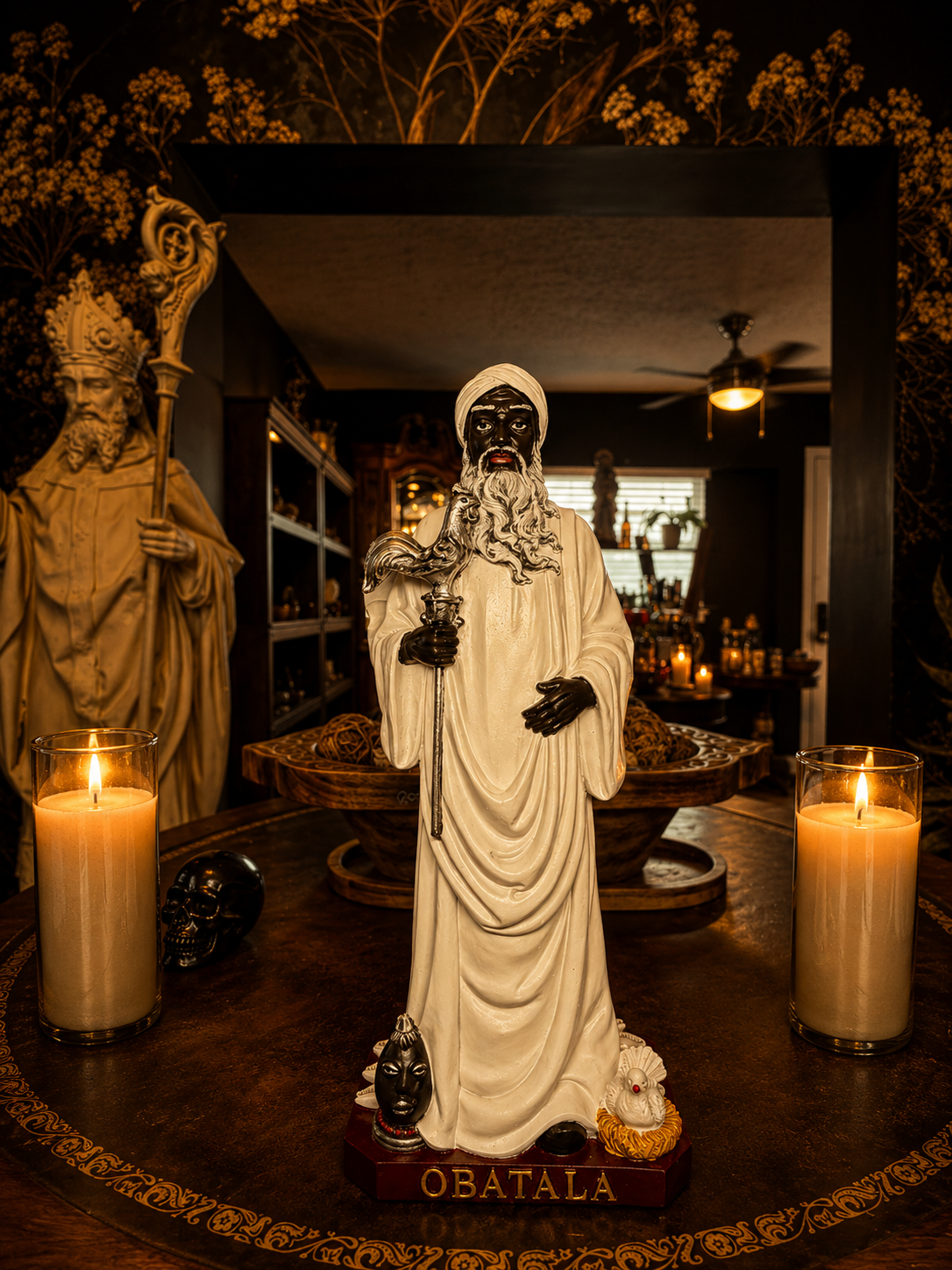 12" Obatala Spiritual Statue – Wisdom, Peace & Divine Purity