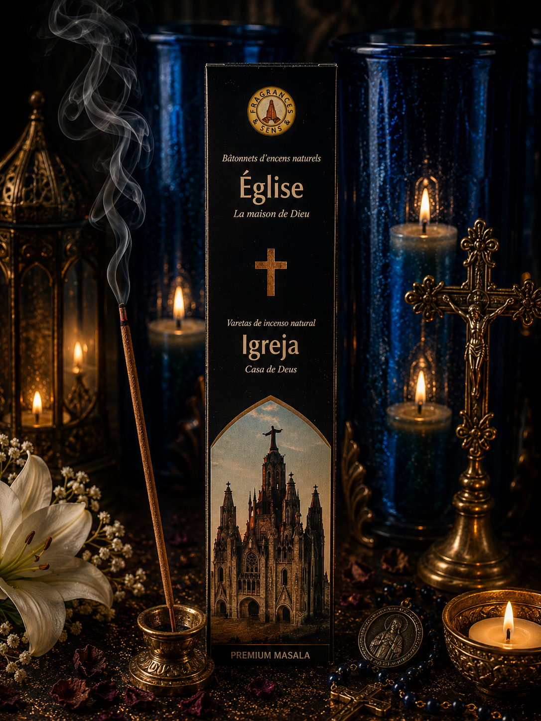 Church Essence Premium Natural Incense – Blessings, Worship