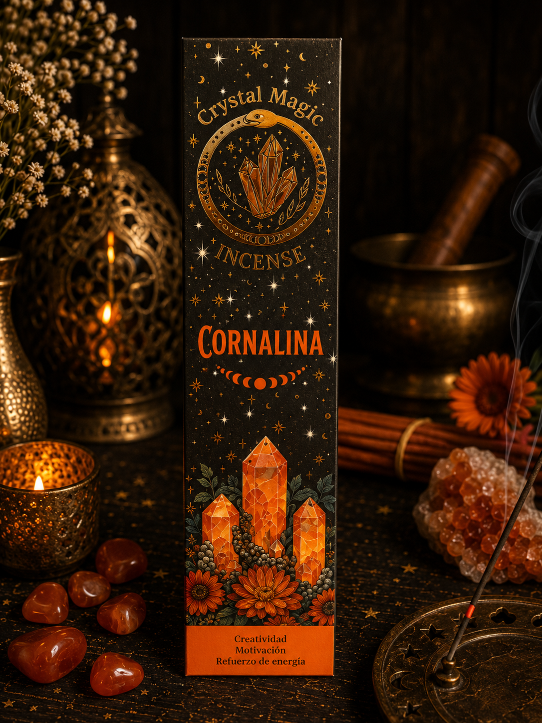 Carnelian Crystal Incense