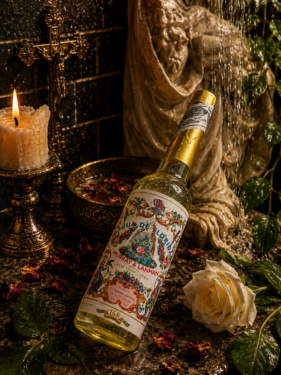 Authentic Peruvian Agua Florida | Rare Spiritual Cologne for Cleansing & Blessings