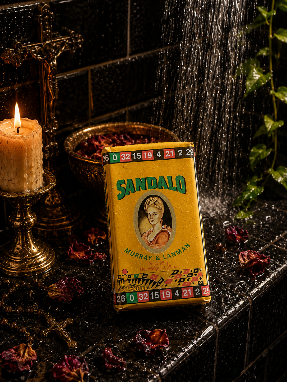 Sandalwood Soap Bar for Spiritual Cleansing, Protection & Grounding
