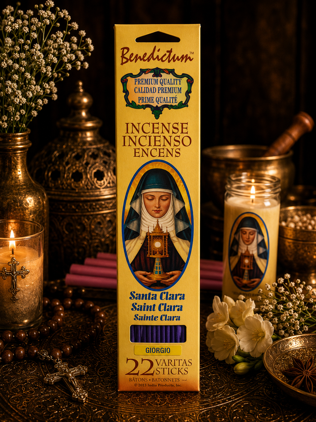 Santa Clara Benedictum Incense | Spiritual Cleansing & Blessing