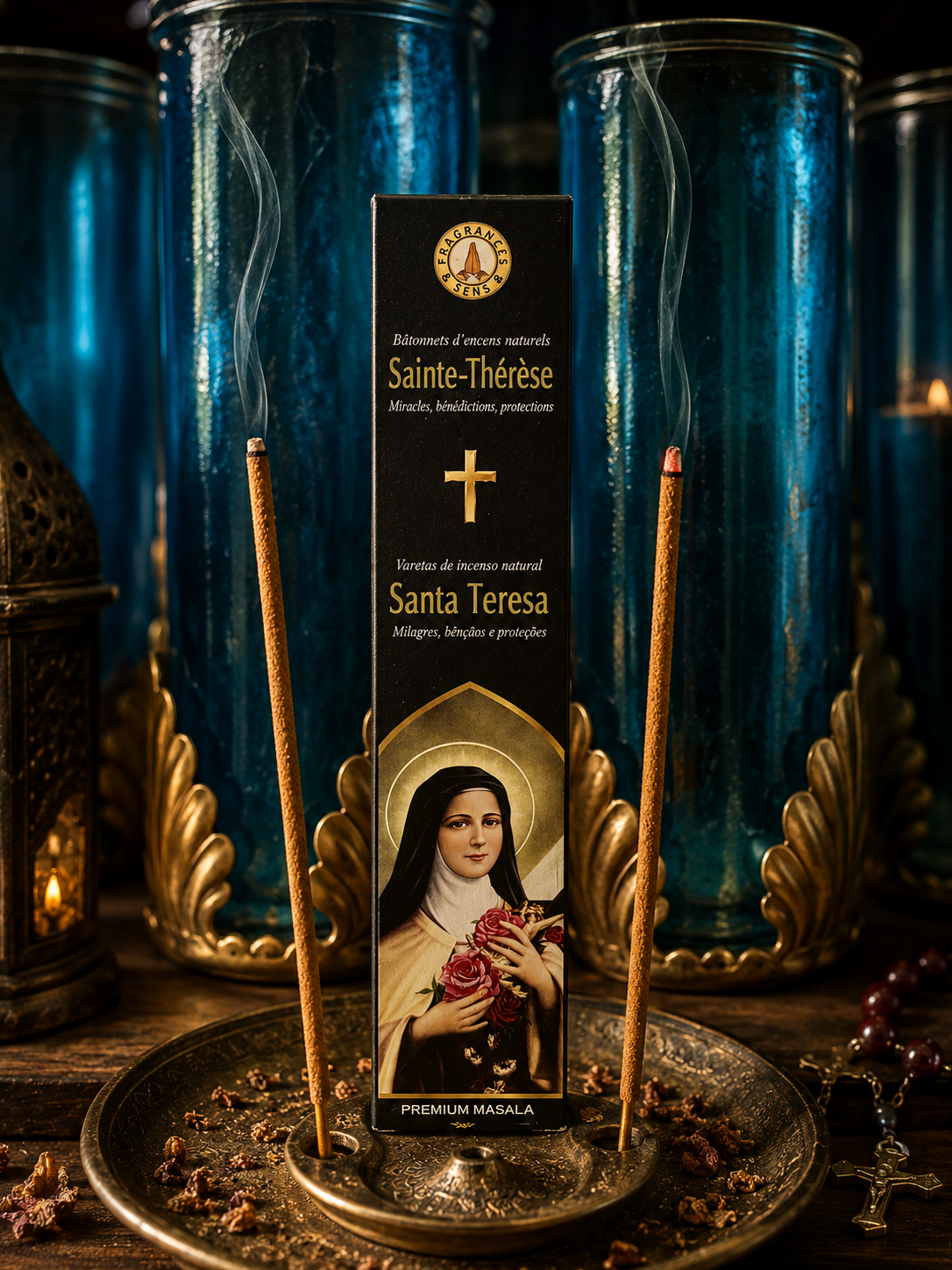 Saint Thérèse Natural Incense – The Little Flower's Blessings & Grace