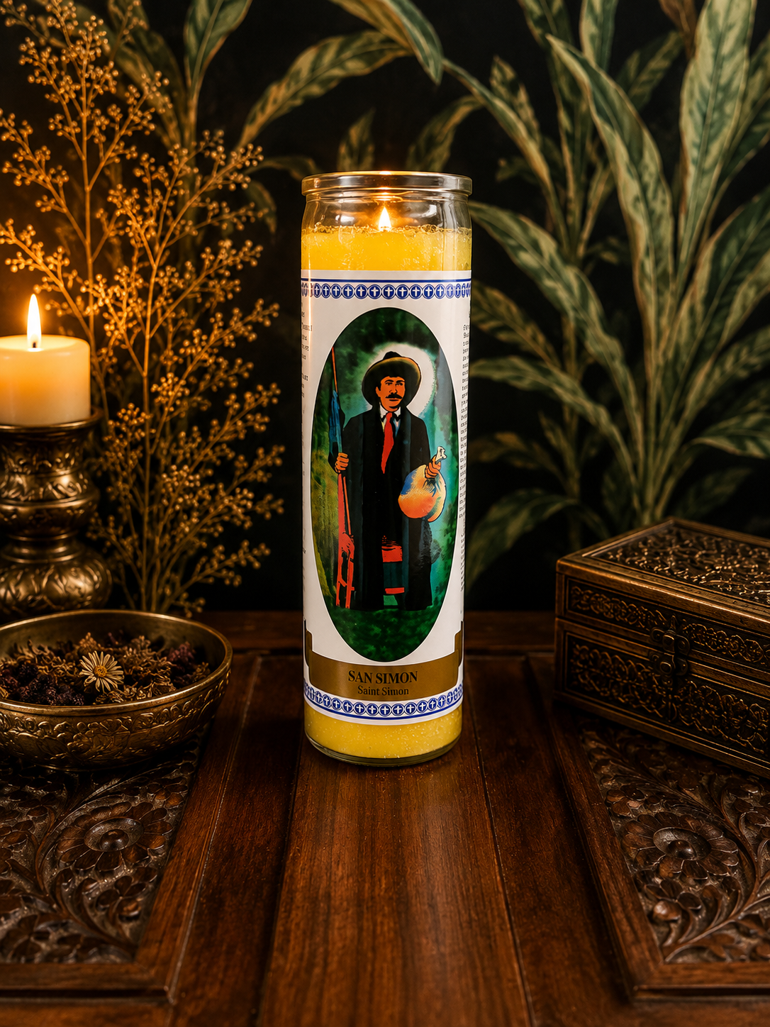 San Simeón 7-Day Prayer Candle | Protection, Prosperity & Guidance
