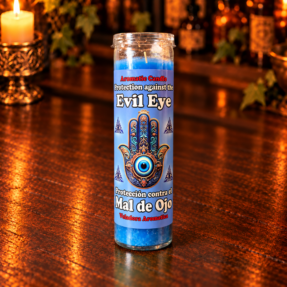 Protection from Evil Eye Fixed Candle – Ward Off Jealousy & Negative Energy