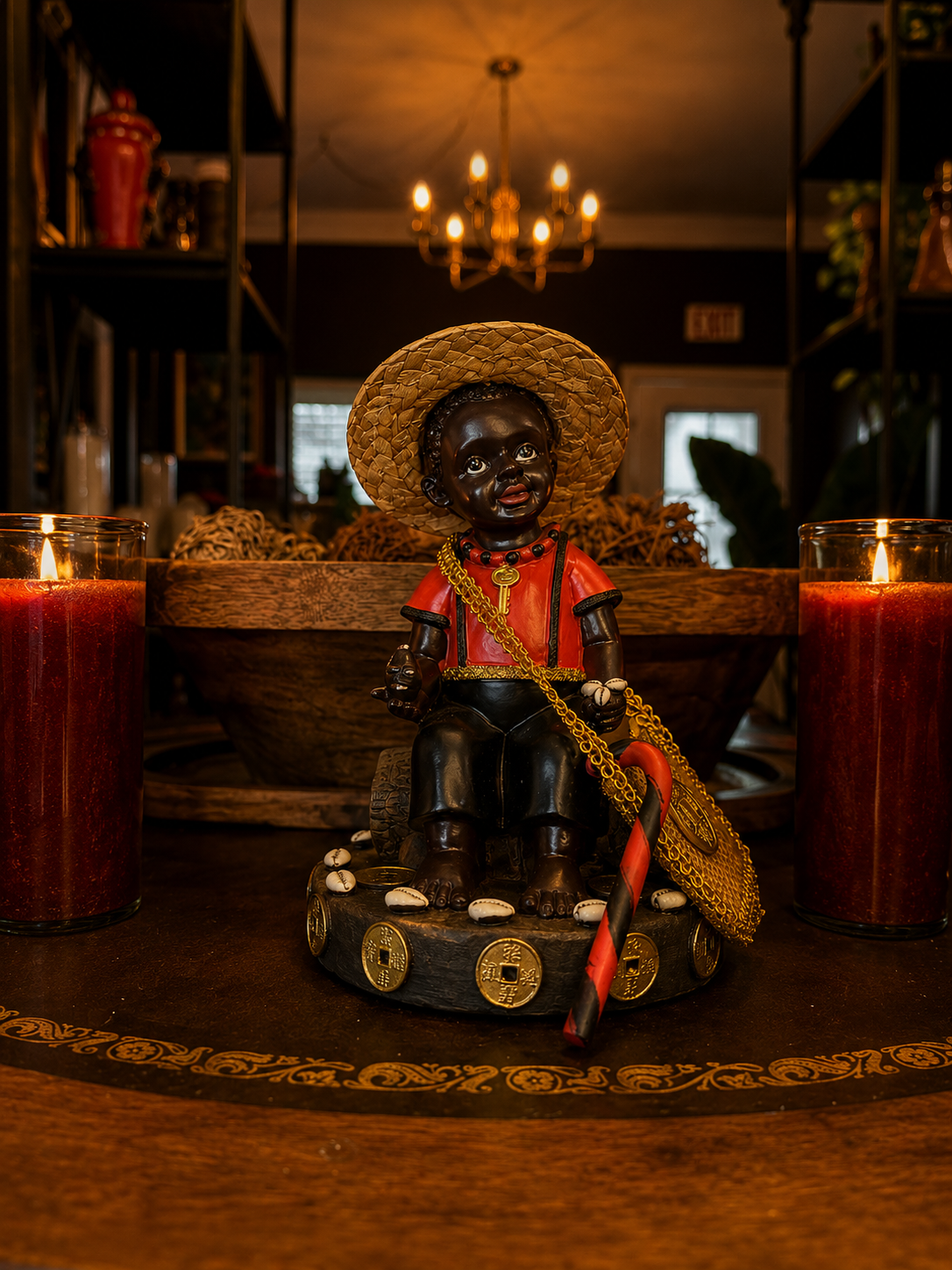 Baby Eleguá Spiritual Statue | Protection, New Beginnings & Open Roads