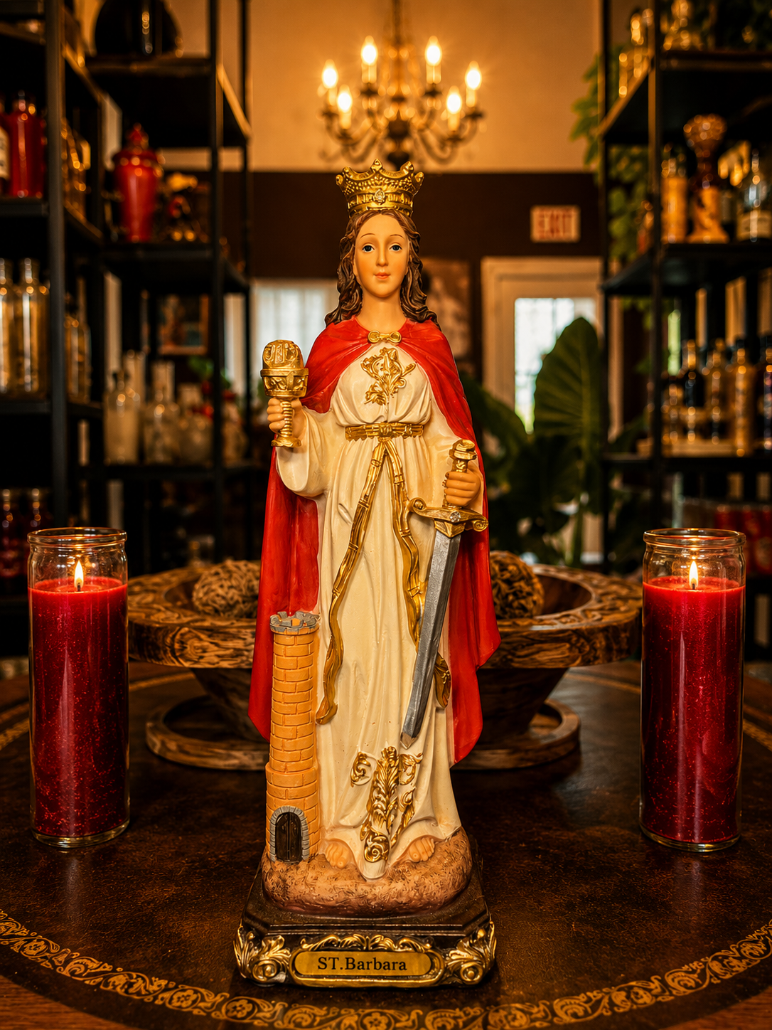 12" Saint Barbara Statue | Protection, Courage & Strength