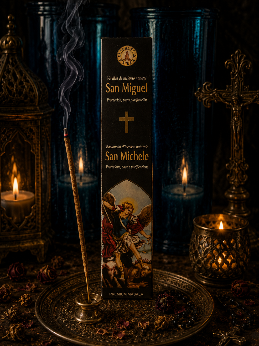 Saint Michael the Archangel Premium Natural Incense – Protection, Courage & Divine Defense