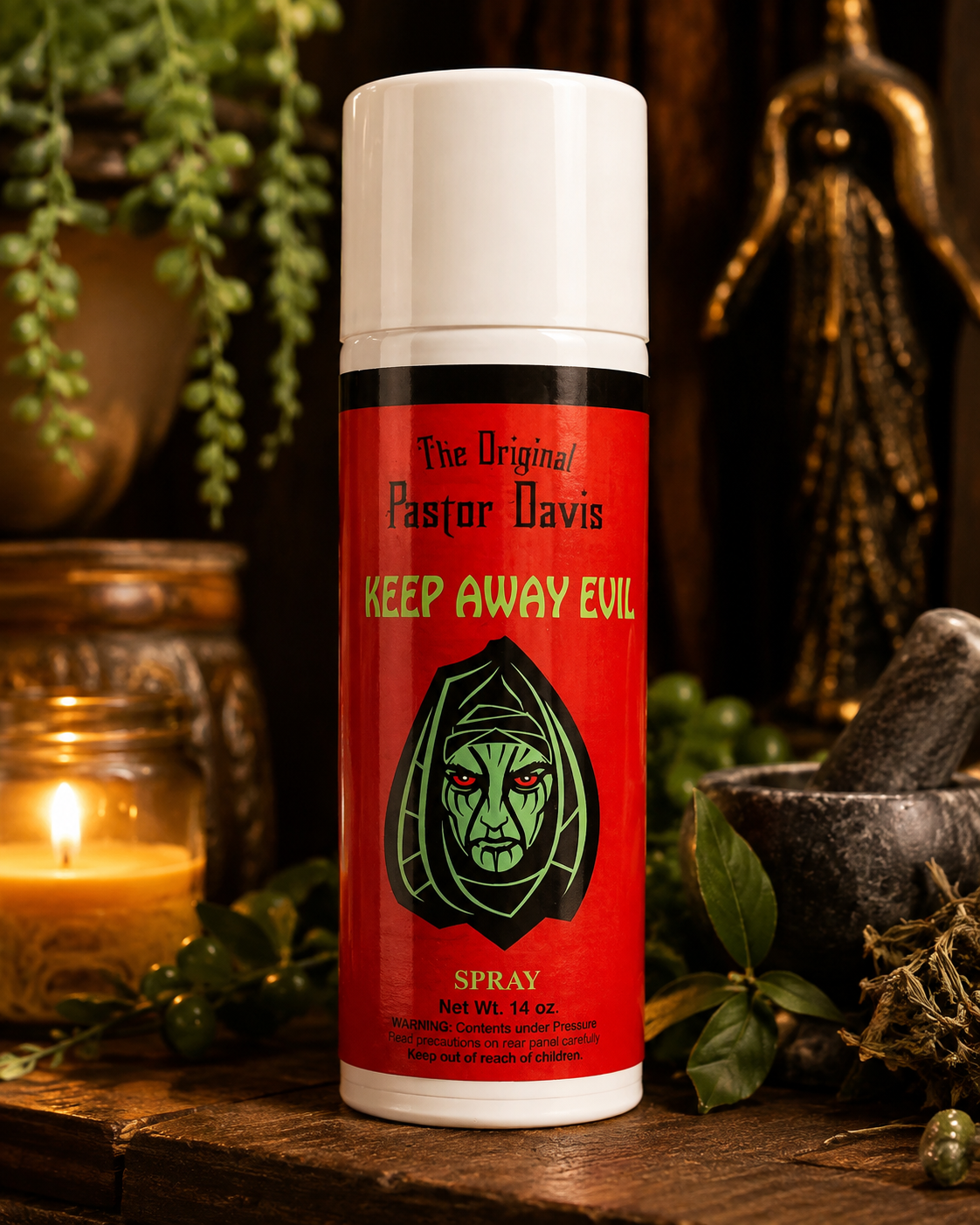 The Original Pastor Davis Keep Away Evil Spray – Protection, Cleansing & Negative Energy Removal
