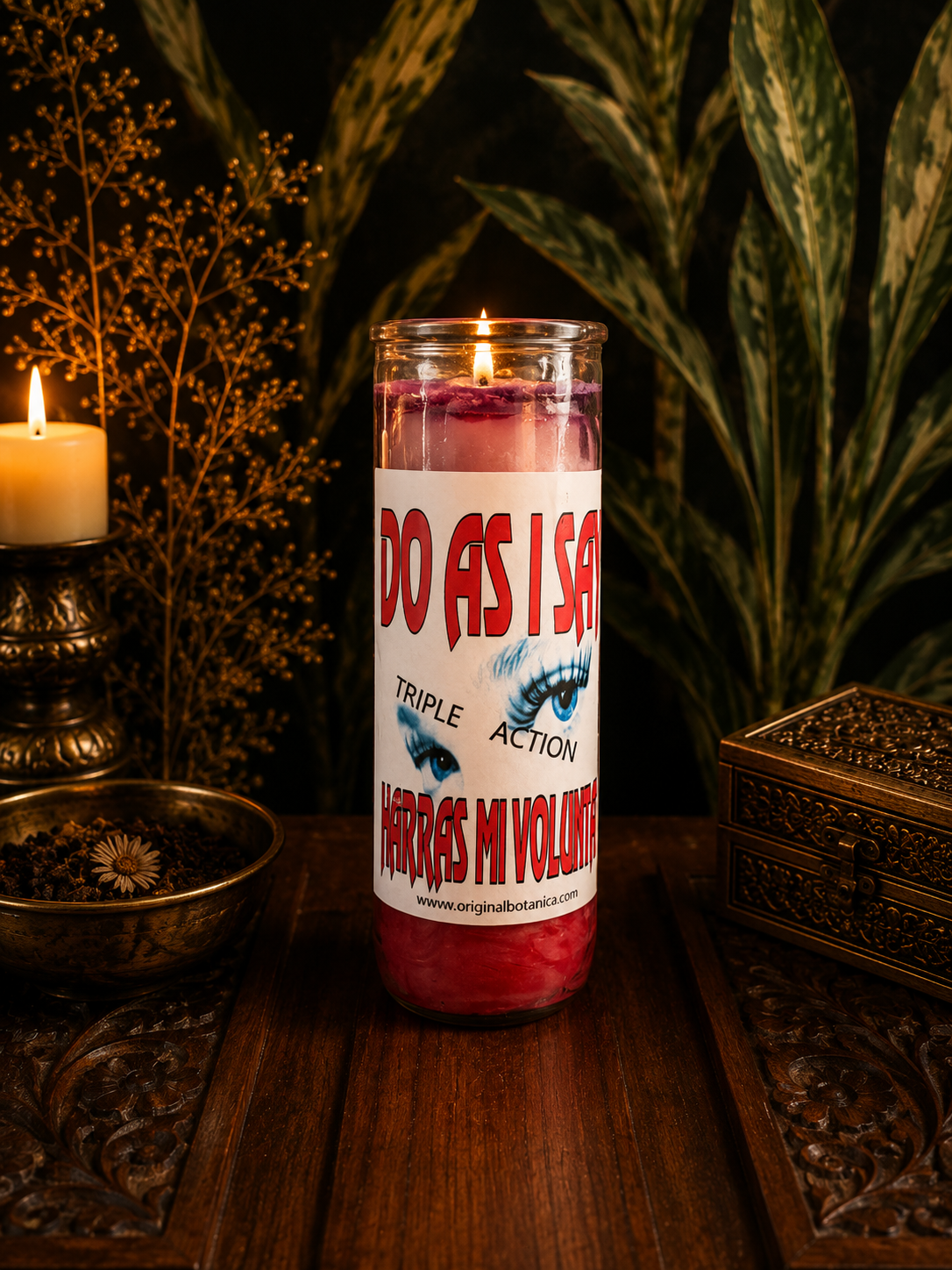 Fixed Do As I Say Spiritual Candle – Persuasion, Authority & Favorable Outcomes