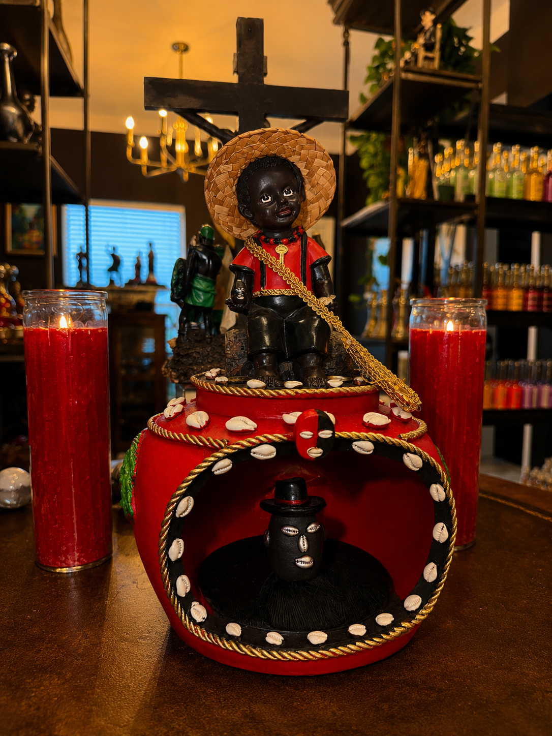12" Casa de Elegua for Protection, Open Roads & Devotion
