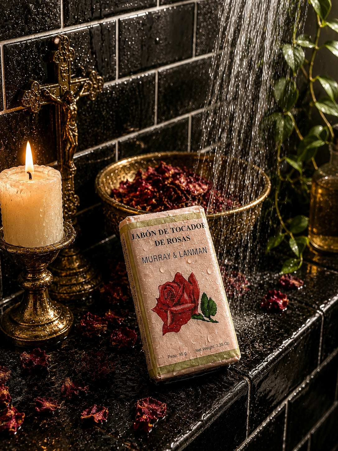 Rose Soap Bar for Love, Attraction & Heart Chakra Healing | Spiritual Bath Soap