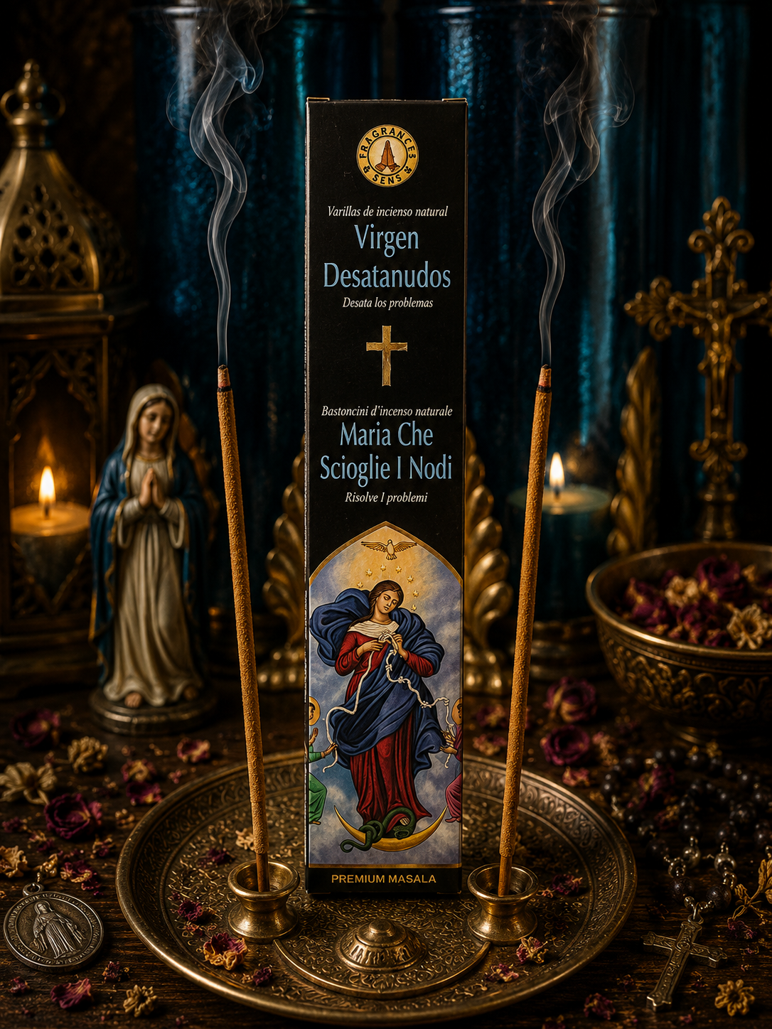 Miraculous Virgin Mary Natural Incense – Grace, Protection & Divine Blessings
