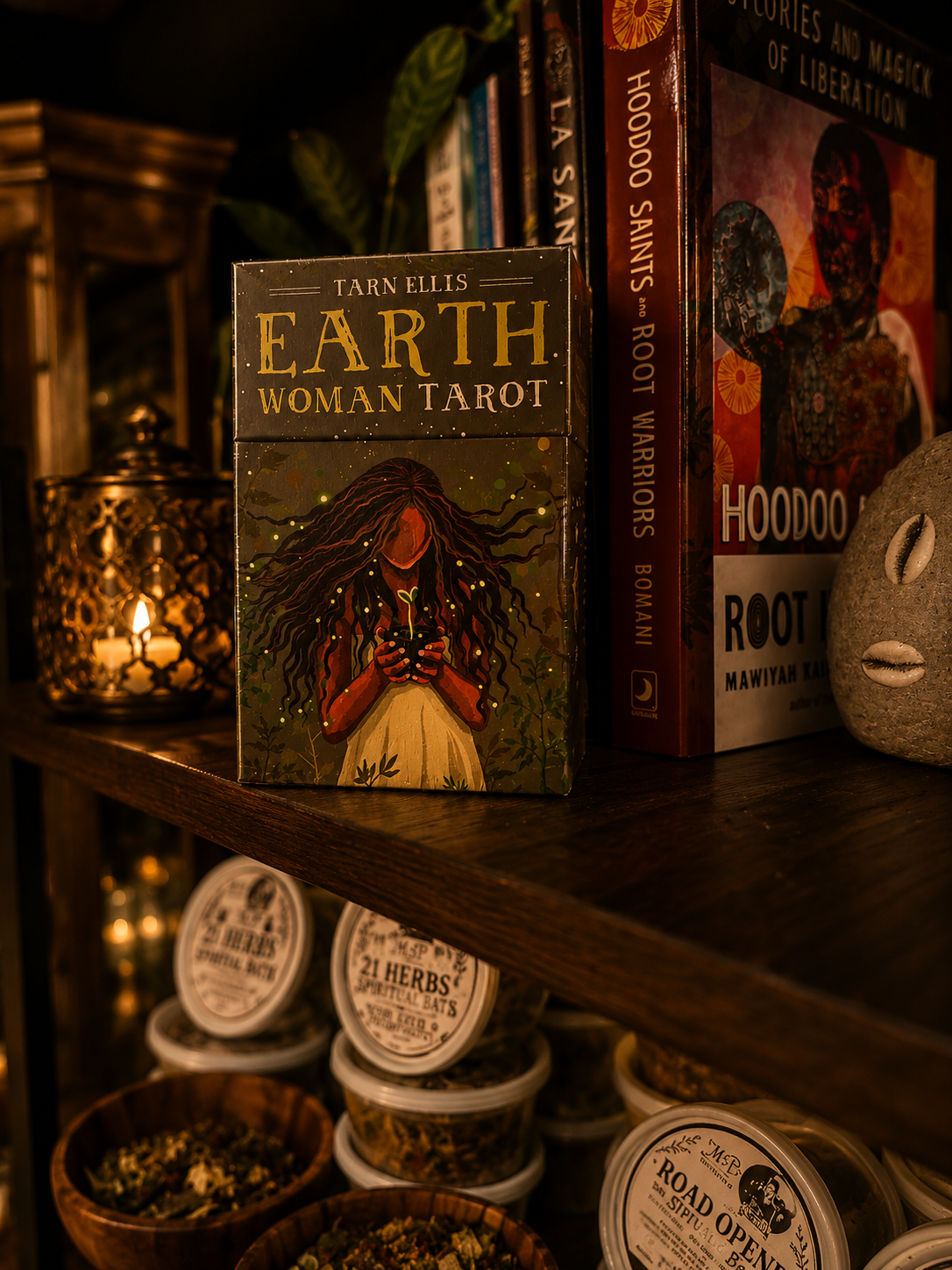Earth Woman Tarot Deck | Nature-Inspired 78-Card Tarot with Guidebook