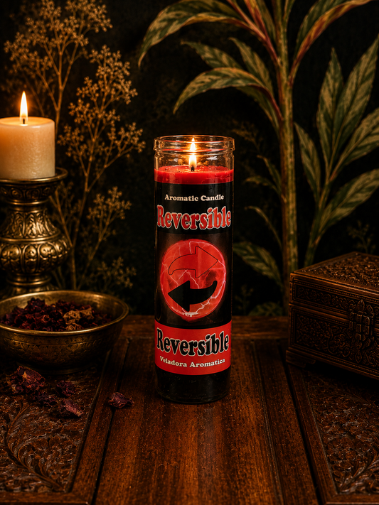 Fixed 7-Day Reversible Candle | Spiritual Reversal, Protection & Cleansing