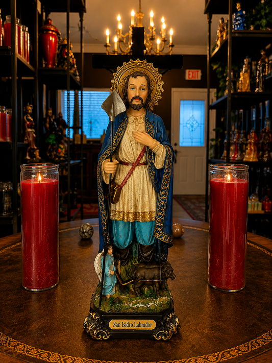 12.5" San Isidro Labrodor – Patron of Farmers, Work & Abundance