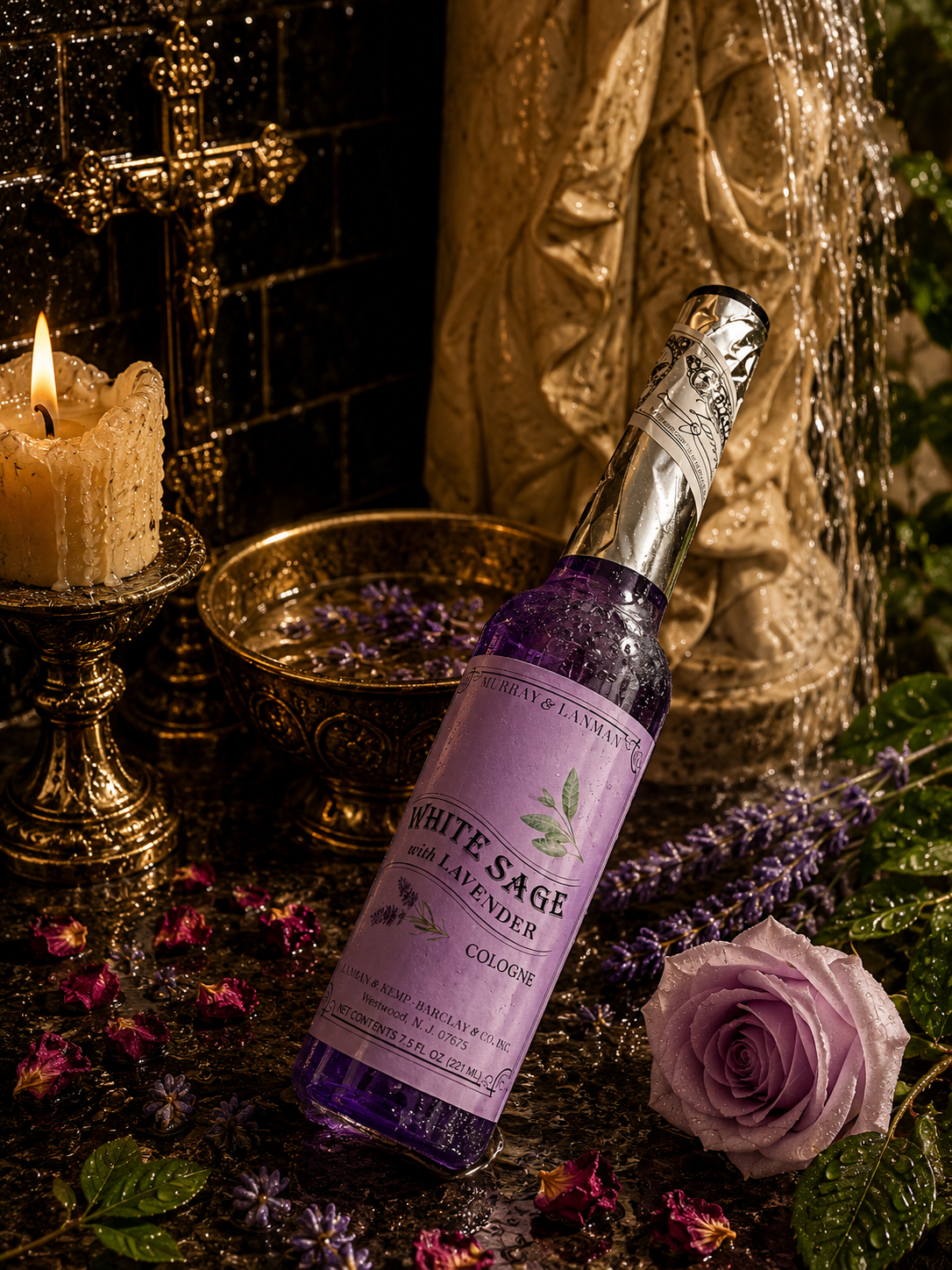White Sage & Lavender Cologne | Spiritual Cleansing, Protection & Peace