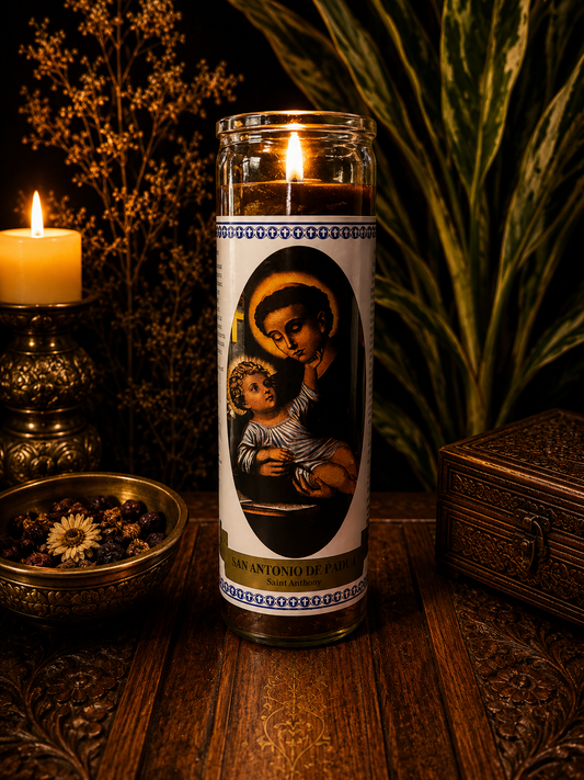Saint Anthony of Padua Candle – Guidance, Lost Items & Devotional Prayer
