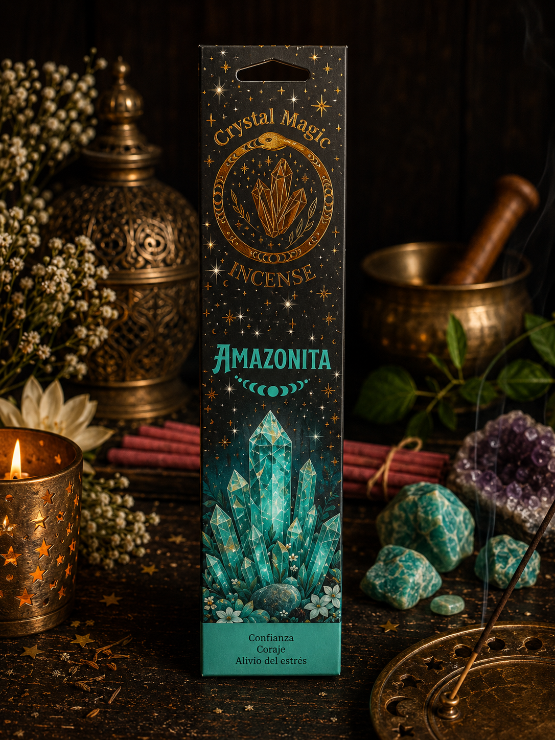 Amazonite Crystal Incense