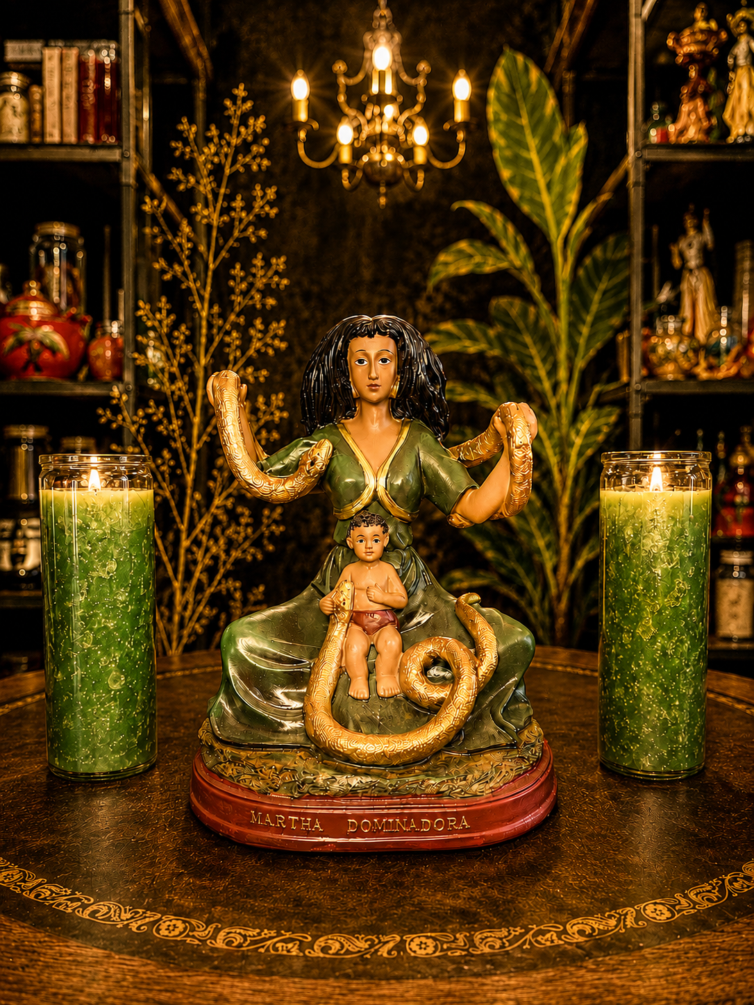 7 Inch Martha la Dominadora Sitting Statue