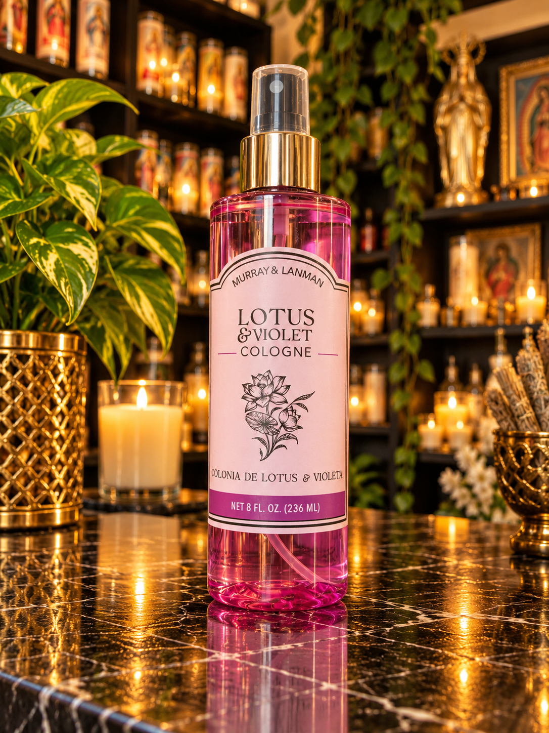 Lotus & Violet Cologne Spray | Love, Peace & Spiritual Cleansing