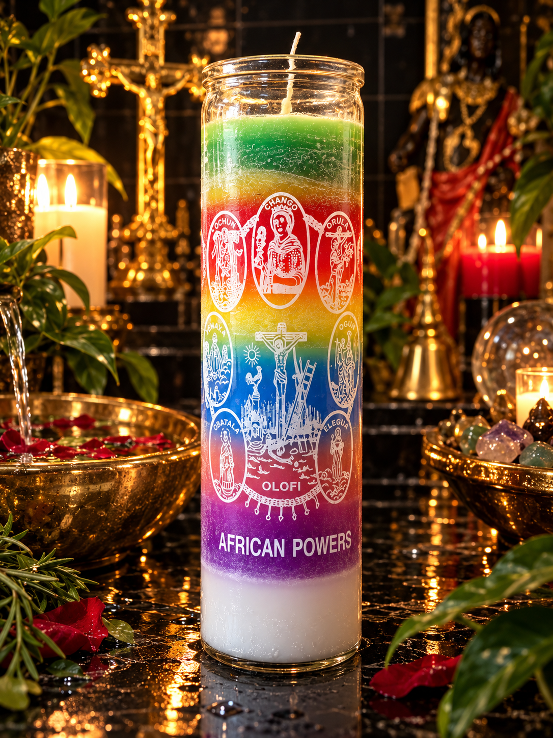 7 Powers Candle | Seven African Powers Spiritual Candle