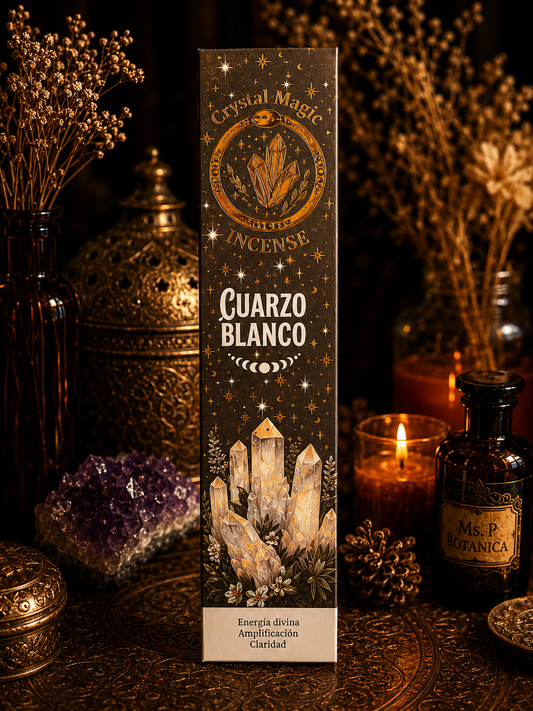 Clear Quartz Crystal Incense