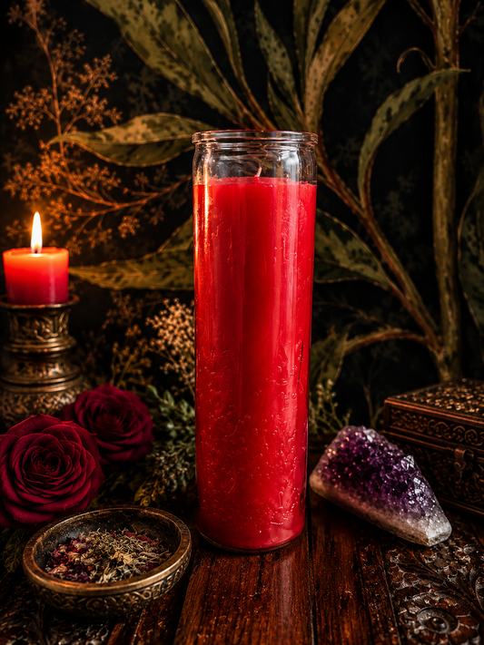 Red 7-Day Spiritual Candle | Love, Passion & Personal Power