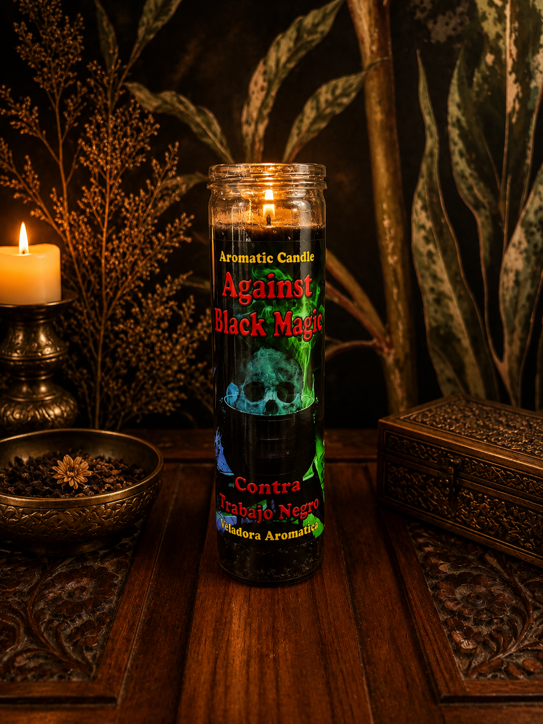 Fixed Protection Candle Against Black Magic | Spiritual Cleansing & Protection