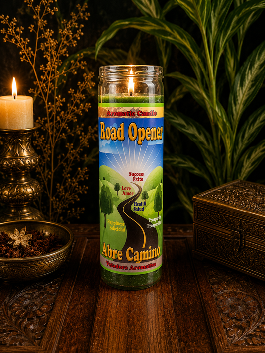 Fixed Road Opener 7-Day Spiritual Candle | Opportunity, Success & New Beginnings