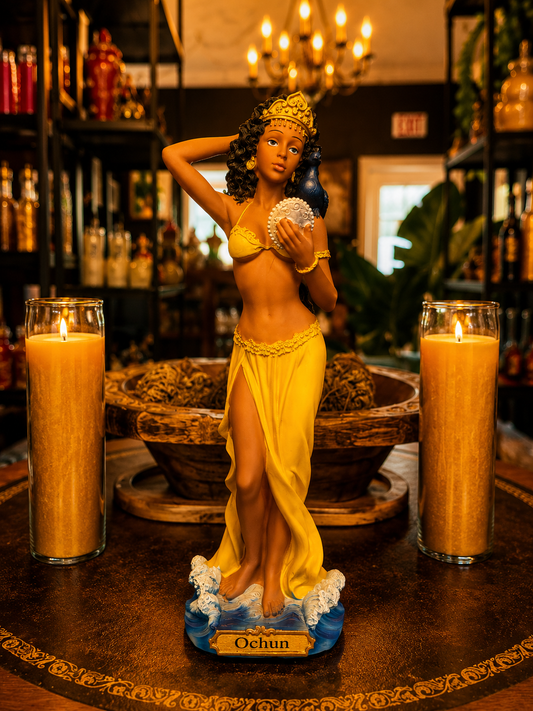 12" Oshun Spiritual Statue | Love, Prosperity & Divine Blessings