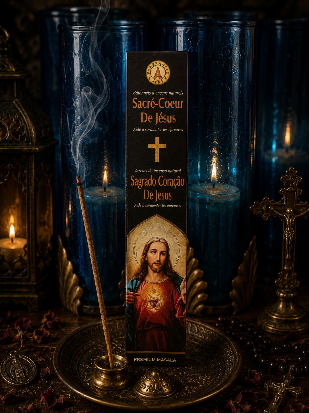 Sacred Heart of Jesus Premium Natural Incense – Healing, Faith & Divine Mercy
