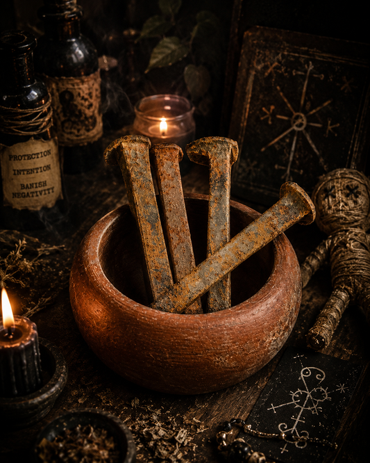 Railroad Nails – Protection, Strength & Spiritual Boundary Work