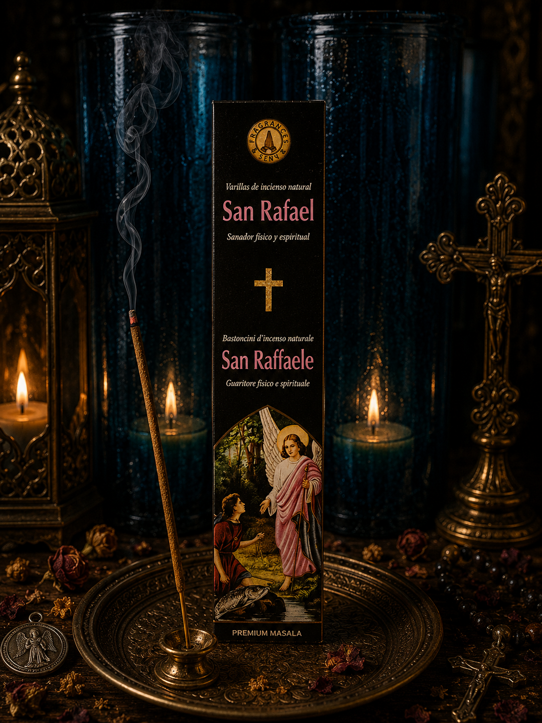 Archangel Raphael Premium Natural Incense – Health, Healing & Safe Travels