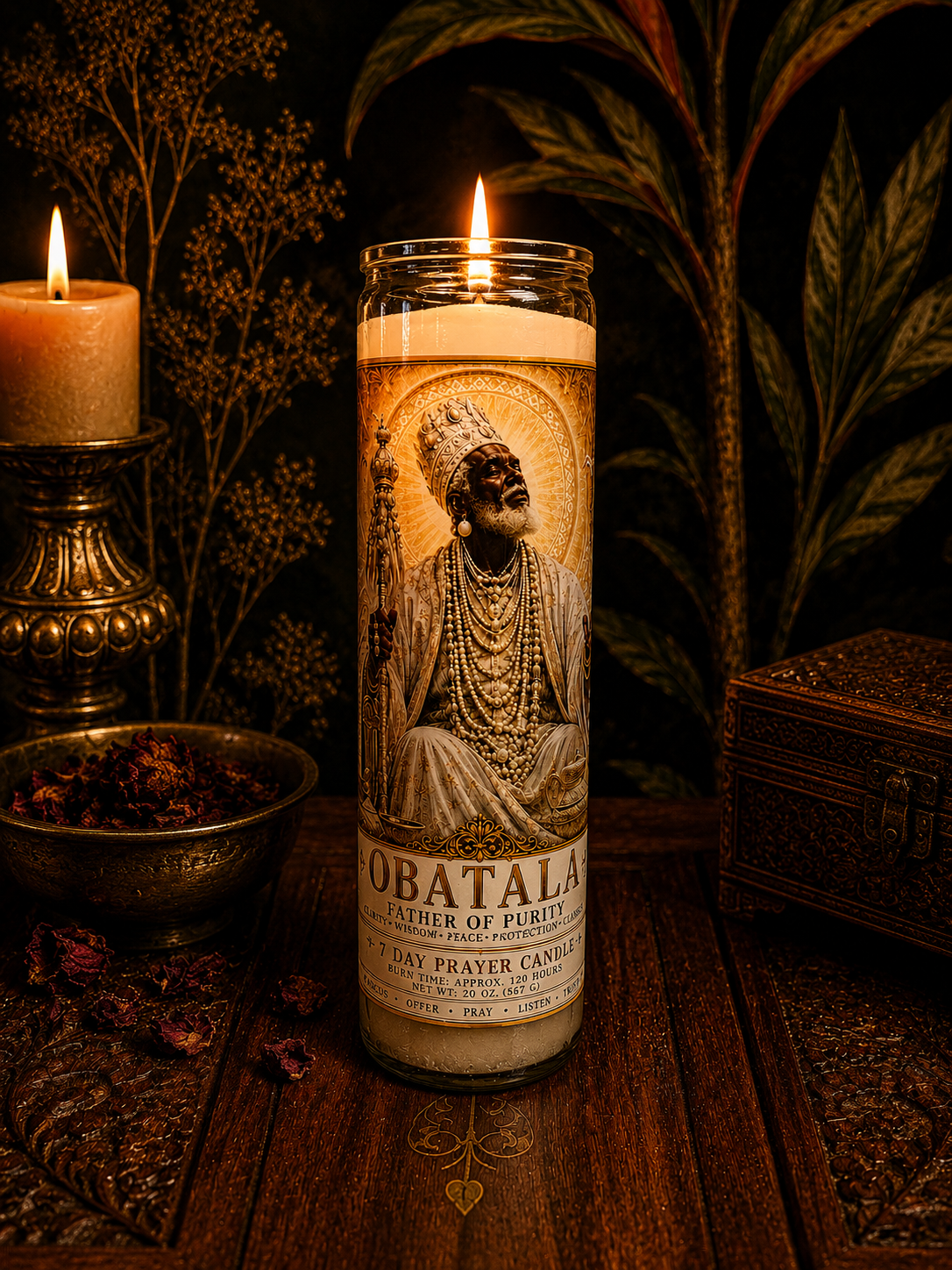 Obatala White Candle