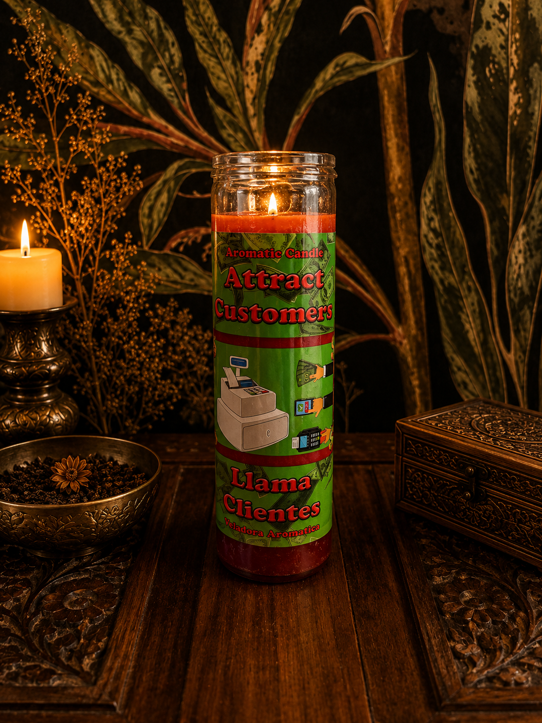 Fixed Attract Customers Fixed 7-Day Candle | Business Success & Prosperity