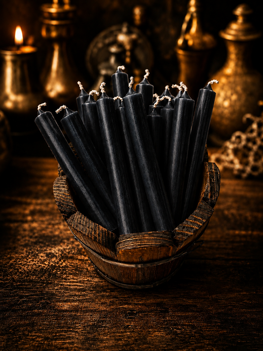Black Chime Candles | Protection, Banishing, Reversal & Removing Negativity
