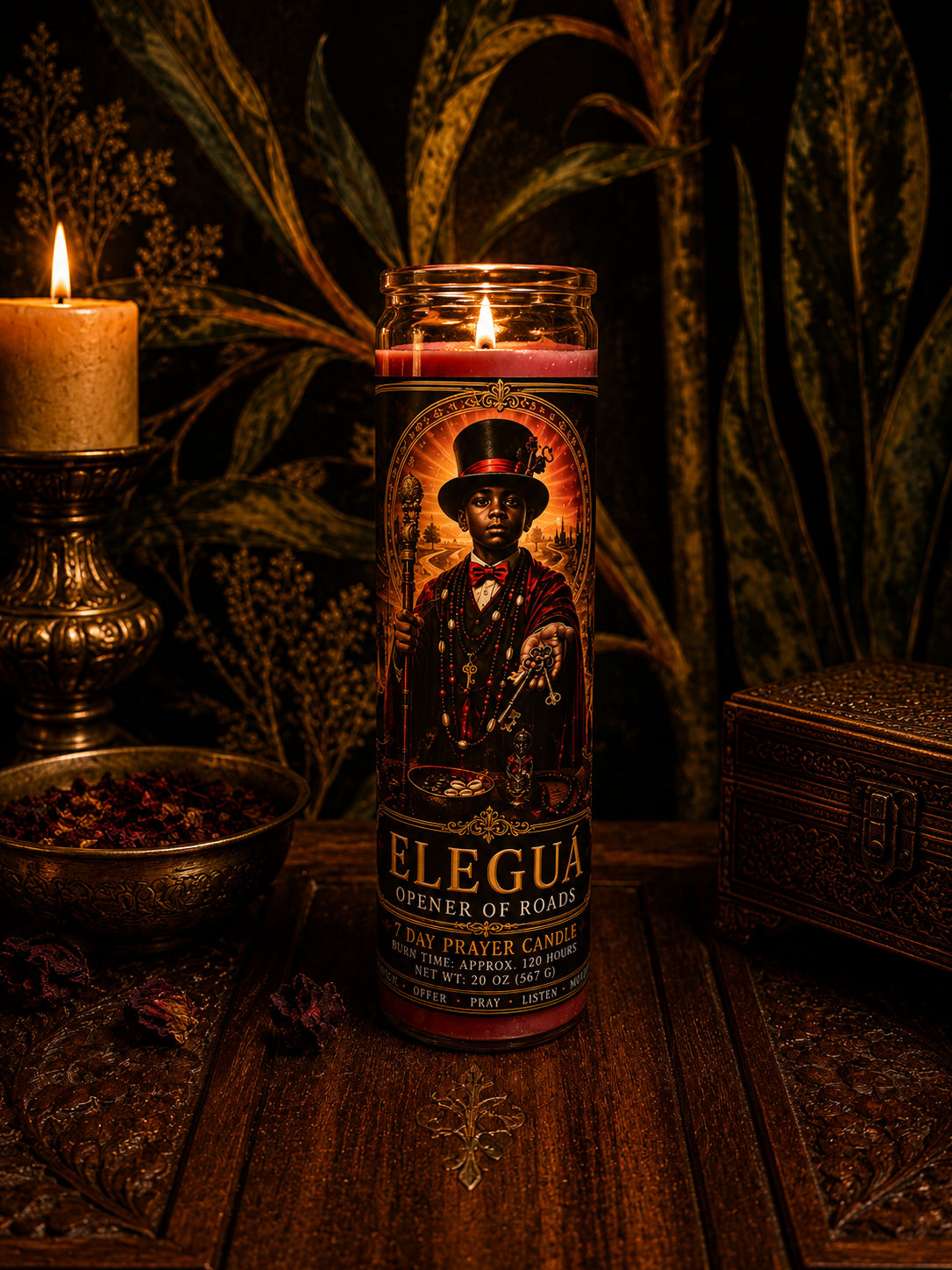 Elegua Red Candle
