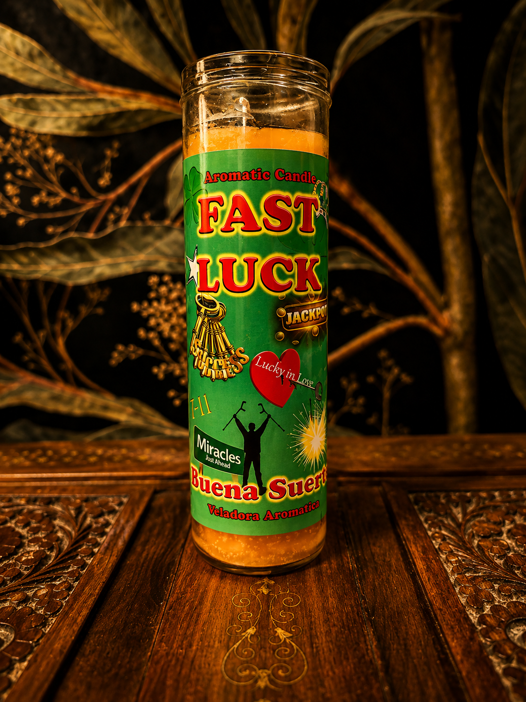 Fixed Fast Luck Candle | Attract Quick Luck & Success