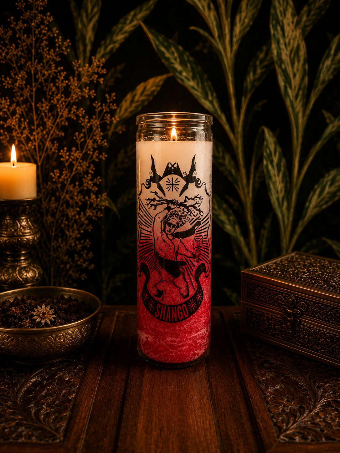 Shango Candle – Strength, Justice, Power & Victory