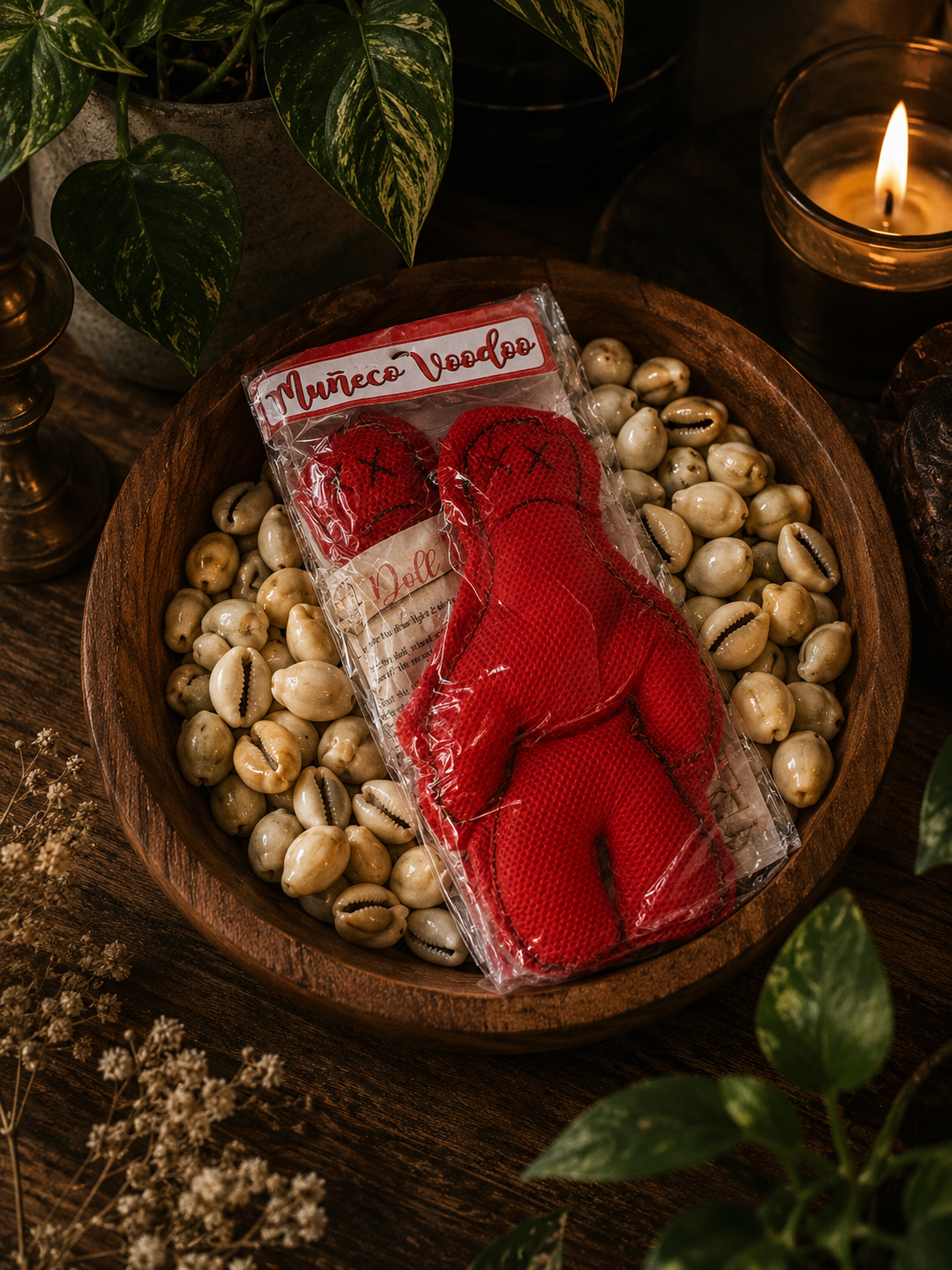Pair Of Red Voodoo Doll Candle – Love, Passion, Attraction & Relationship Work