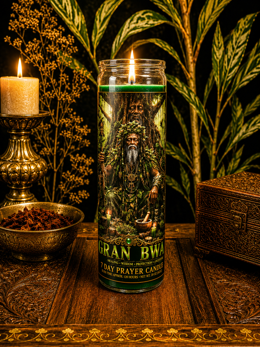 Gran Bwa Spiritual Candle | Nature, Strength, Healing & Ancestral Wisdom