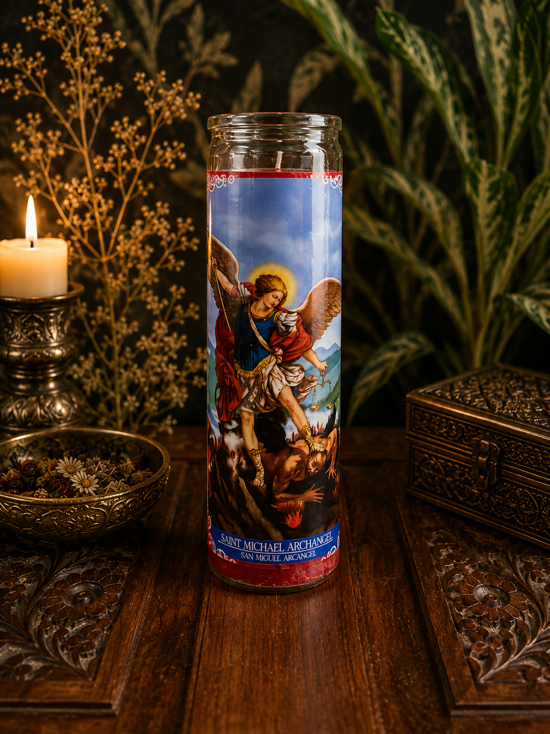 St. Michael Archangel 7-Day Prayer Candle | Protection & Strength