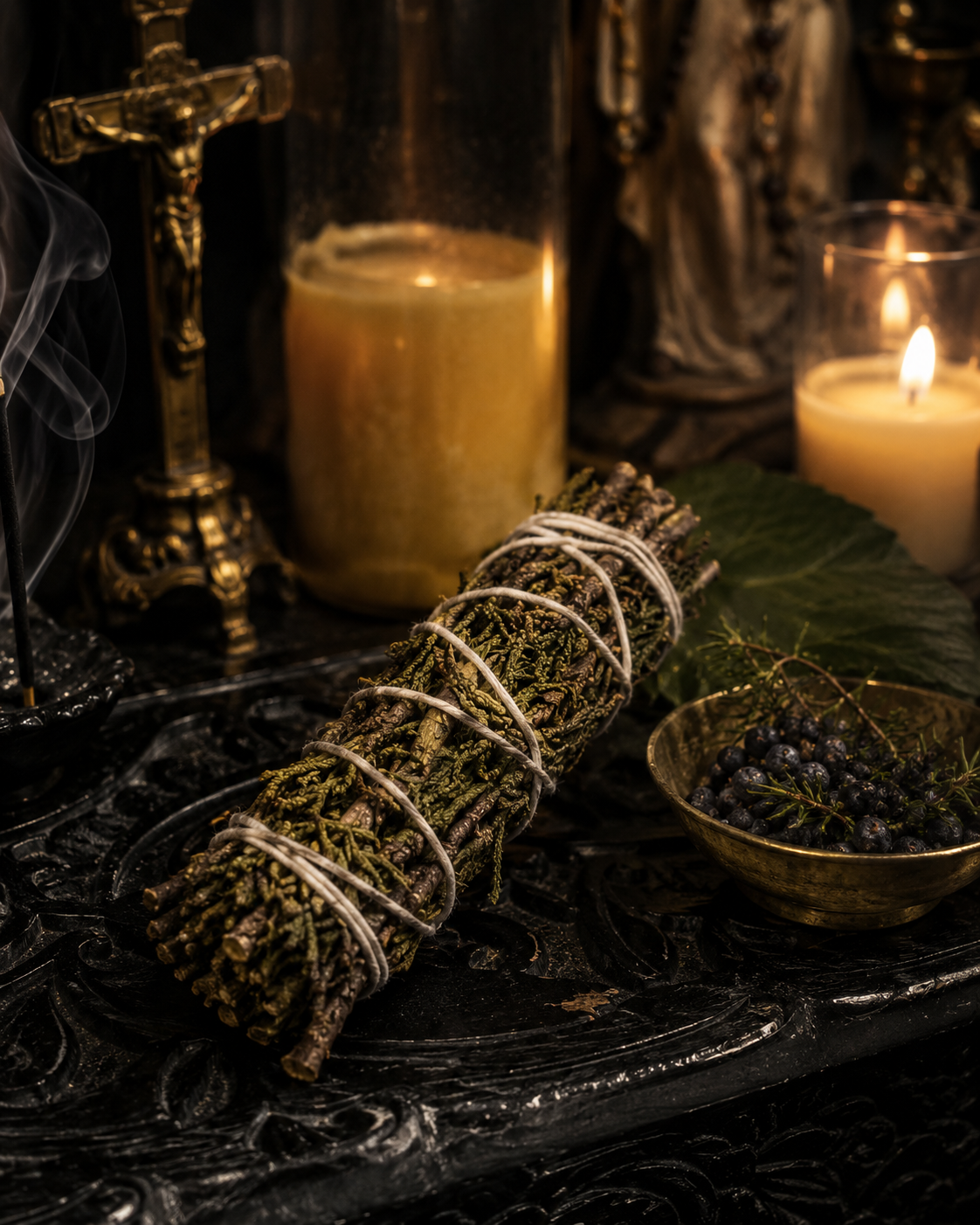 Juniper Smudge Bundle for Cleansing, Protection & Spiritual Renewal