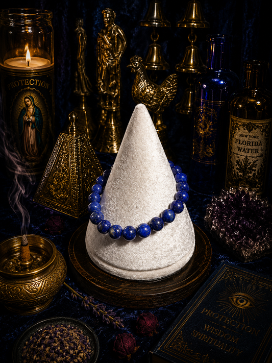Lapis Lazuli Bracelet for Wisdom, Intuition & Communication
