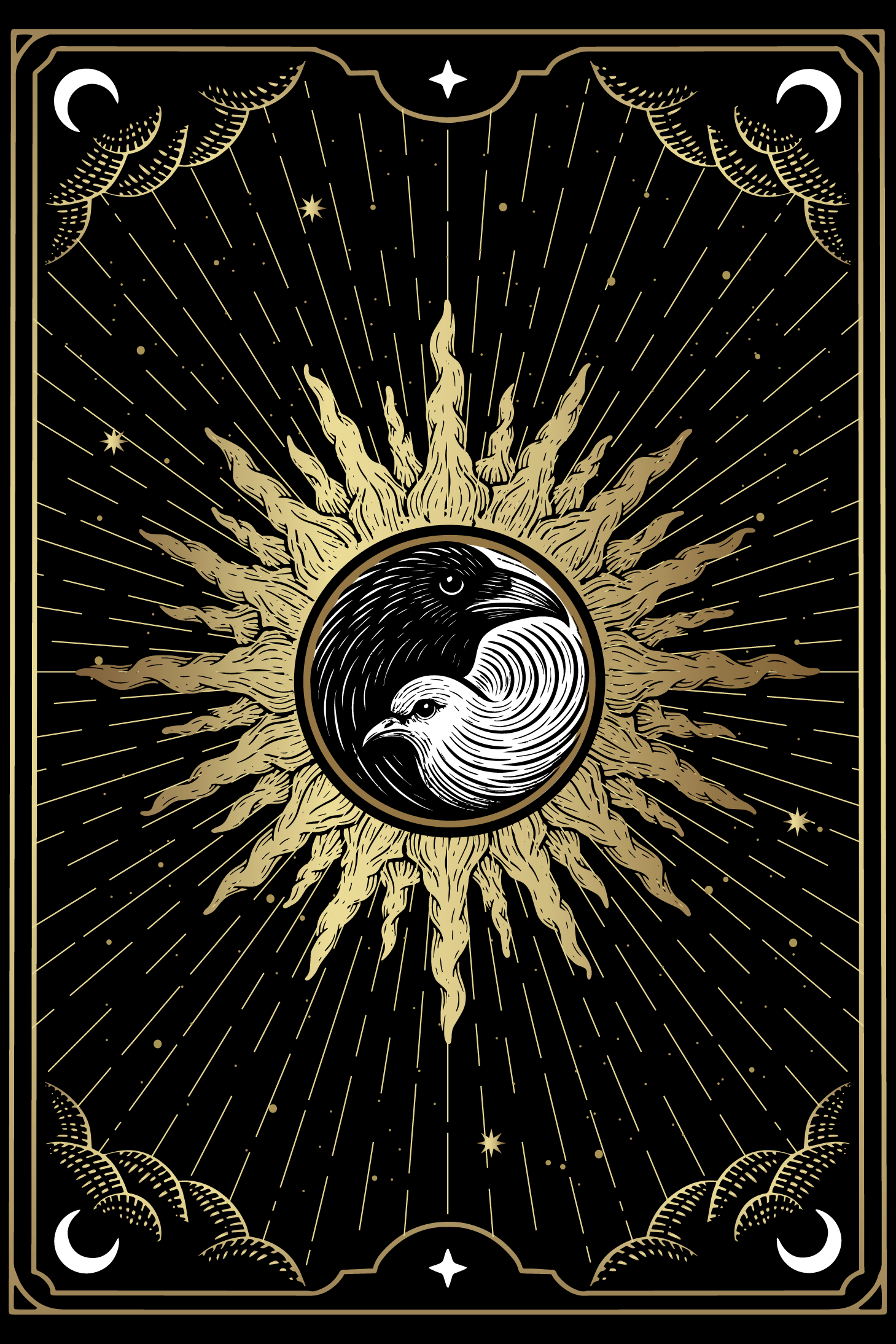 Tarot card back